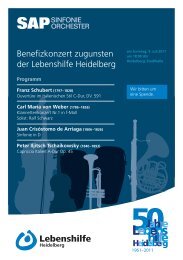 Konzert-Programm als PDF-Download - Lebenshilfe Heidelberg