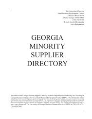 georgia minority supplier directory - Georgia Small Business ...