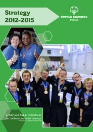 Strategy 2012-2015 - Special Olympics Ireland