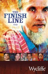 The Finish Line--Asia - Wycliffe Bible Translators