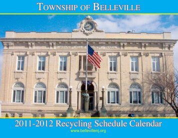 2011-2012 Recycling Schedule Calendar - Belleville, NJ