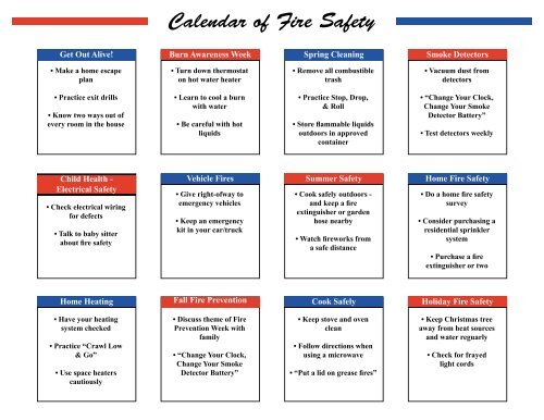 2011-2012 Recycling Schedule Calendar - Belleville, NJ