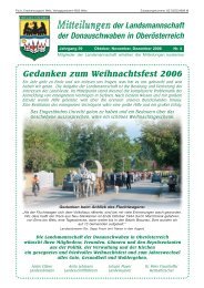 Mitteilungen 2006-04.pdf - Donauschwaben in OberÃ¶sterreich