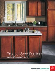 Product Specifications Merillat