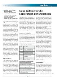 neue Leitlinie fÃ¼r die Sedierung in der endoskopie - Salk