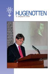 72. Jahrgang Nr. 2 - Deutsche Hugenotten-Gesellschaft eV
