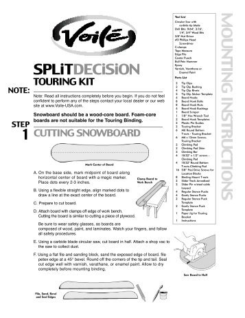 voile split decision kit - ORS Cross Country Skis Direct