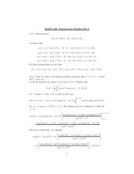 MATH 438: Solutions for Problem Set 5 6.5.2: Starting from ... - pacific