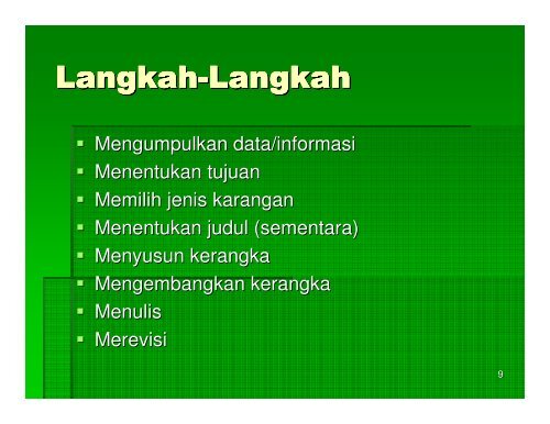 PROSES KREATIF PENULISAN ESAI/ARTIKEL