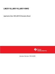 Application Note 1596 LM5116 Evaluation Board (Rev. B)