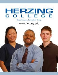 Career-Focused. Convenient. Caring. - Herzing University