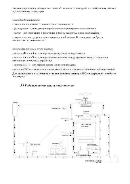 Система управления бассейном МК-002-4 Cl и pH