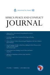 Download - Africa Peace and Conflict Journal - The University for ...