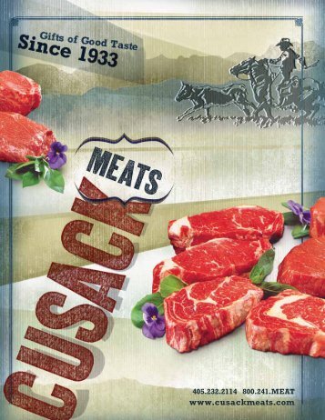 Printable Catalog - Cusack Meats