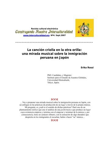 Versión PDF - Construyendo nuestra Interculturalidad