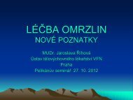 Říhová_Léčba omrzlin nové poznatky