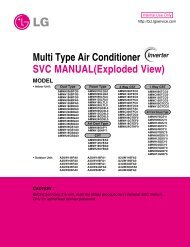 Multi Type Air Conditioner SVC MANUAL ... - Klima Lux 99 Kft.