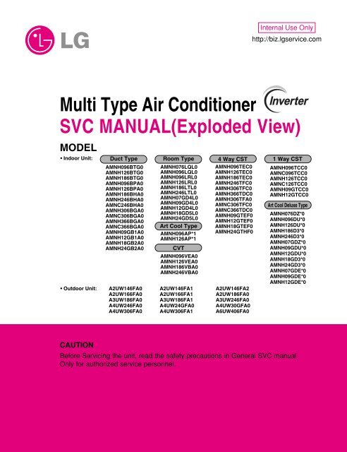 Multi Type Air Conditioner Svc Manual Klima Lux 99 Kft
