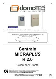 manuale utente micra plus - Gladiusnet S.r.l.