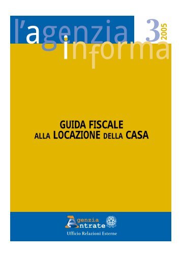 guida fiscale alla locazione della casa - Notaio Pierpaolo Doria