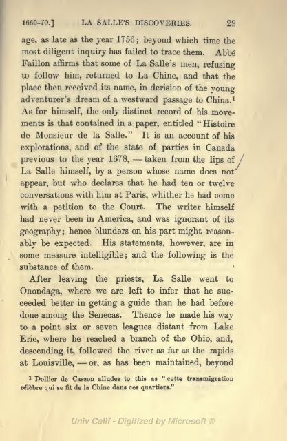 La Salle and the discovery of the great West - North Central ...