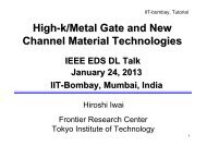 High-k/Metal Gate and New Channel Material Technologies
