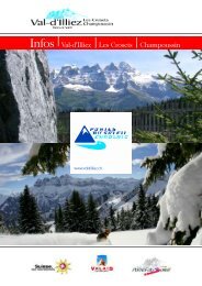 Infos Val-d'Illiez Les Crosets Champoussin