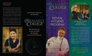 Dental Hygiene Brochure - Oxnard College