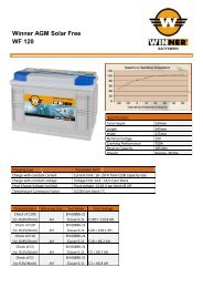 Winner AGM Solar Free WF 120 - Winnerbatterien