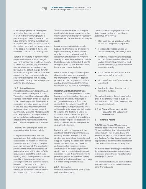 Financial Statements - Hemas Holdings, Ltd