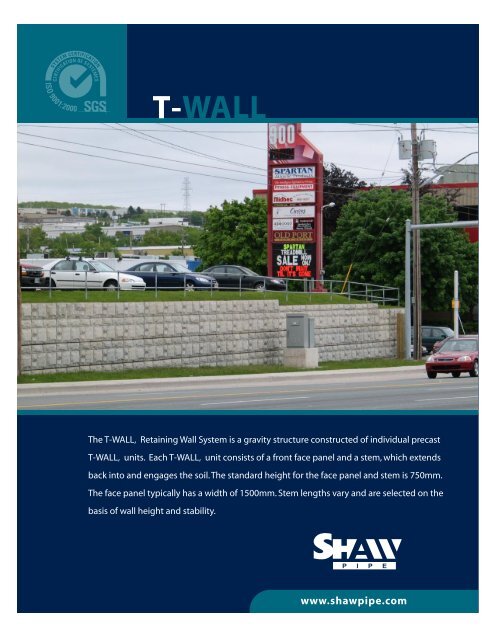 T-WALL - Shaw Precast Solutions