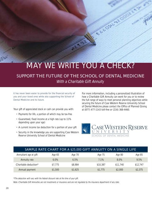 THE ART OF DENTISTRY - School of Dental Medicine - Case ...