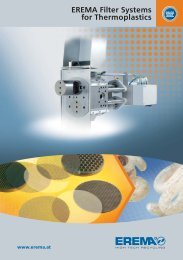 EREMA Filter Systems for Thermoplastics - Extrusionauxiliary.com