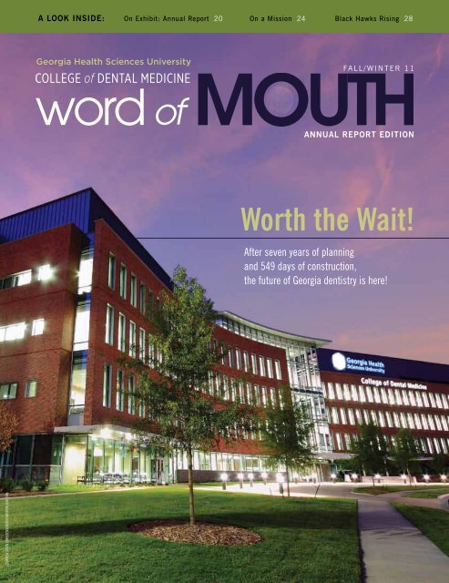 Worth the Wait! - Georgia Health Sciences University