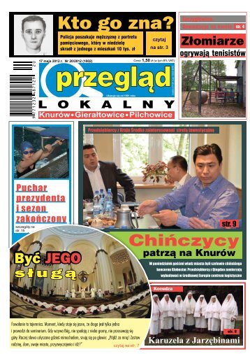 PrzeglÄd Lokalny Nr 20 (1002) 17 maja 2012 roku