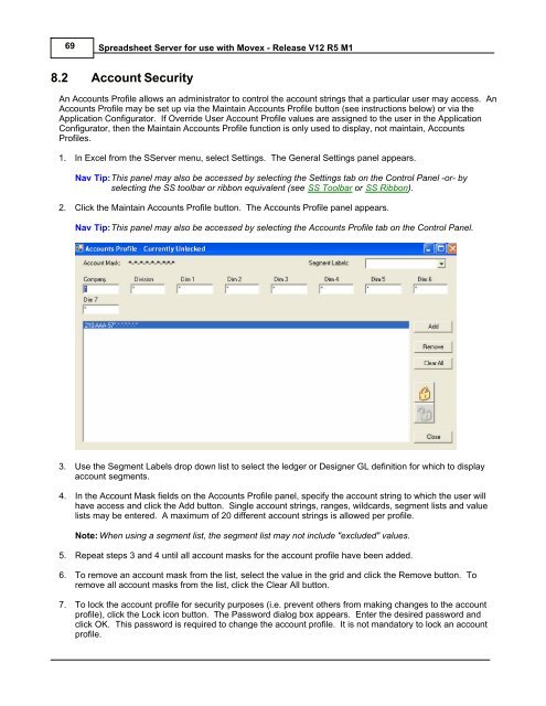 Spreadsheet Server for use with Movex - Global Software, Inc.