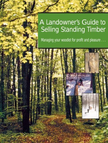 A Landowner's Guide to Selling Standing Timber - the Ontario ...