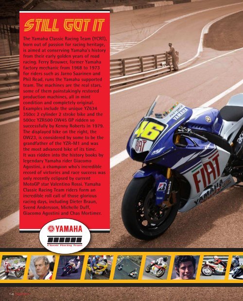 The official Yamaha racing magazine - Yamaha-Racingparts