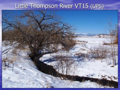 CSU CIVE 539 Guest Lecture - Big Thompson Watershed Forum