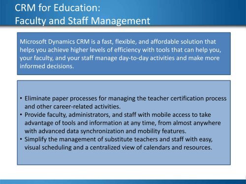 Microsoft Dynamics CRM In Government