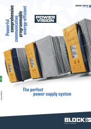 powervision brochure - BLOCK Transformatoren-Elektronik GmbH