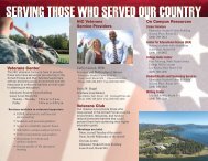 Printable Brochure - North Idaho College