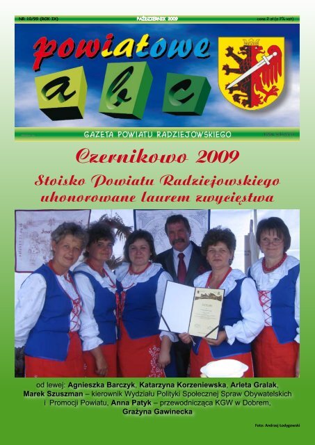 "Powiatowe ABC..." paÅºdziernik 2009 - Powiat Radziejowski