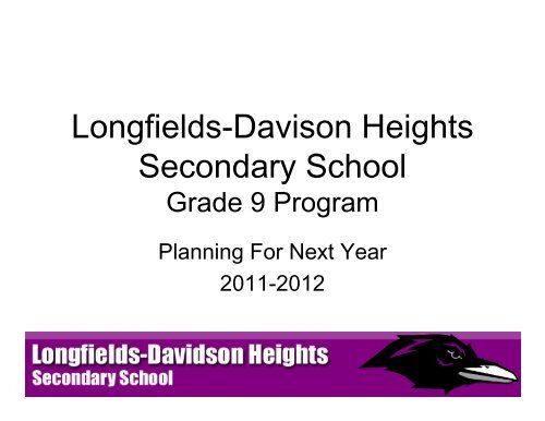 Longfields-Davison Heights Secondary School