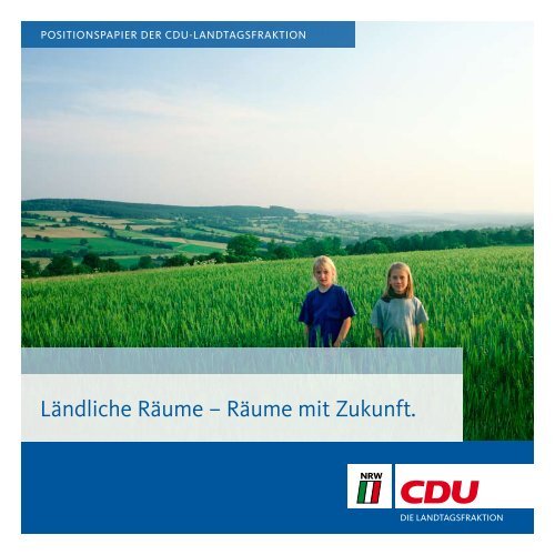 LÃ¤ndliche RÃ¤ume â RÃ¤ume mit Zukunft.