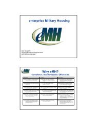 enterprise Military Housing Why eMH? - Join PHMA!