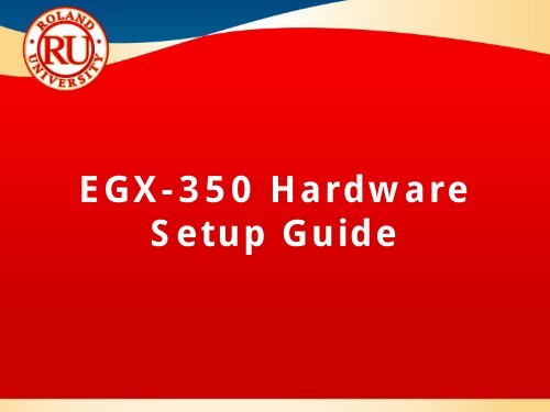roland egx-350 expansion
