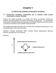 Notes de cours CHM-3520 - 2011