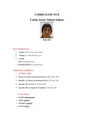 Peru: CV del Dr. Solano - Lab. de Com. Distribuida, Altas Energias y ...