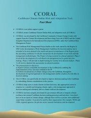 CCORAL Fact Sheet - CANARI